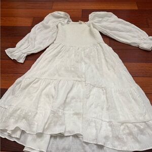 Elegant White Kids Dress